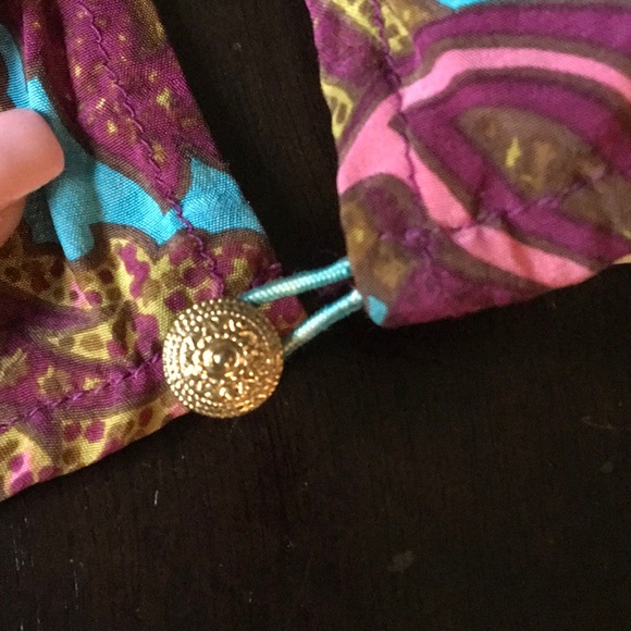 **NWT**Plenty Silk paisley tank💕💜 - Picture 5 of 8